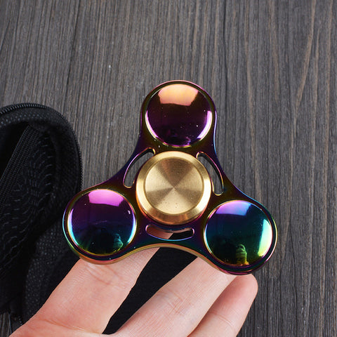 Hot Sale Rainbow Fidget Spinner Metal Hand Spinner High Speed