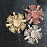 New Zinc Alloy Tri-Spinner Colorful Rotating Fidget Hand Spinner High Speed